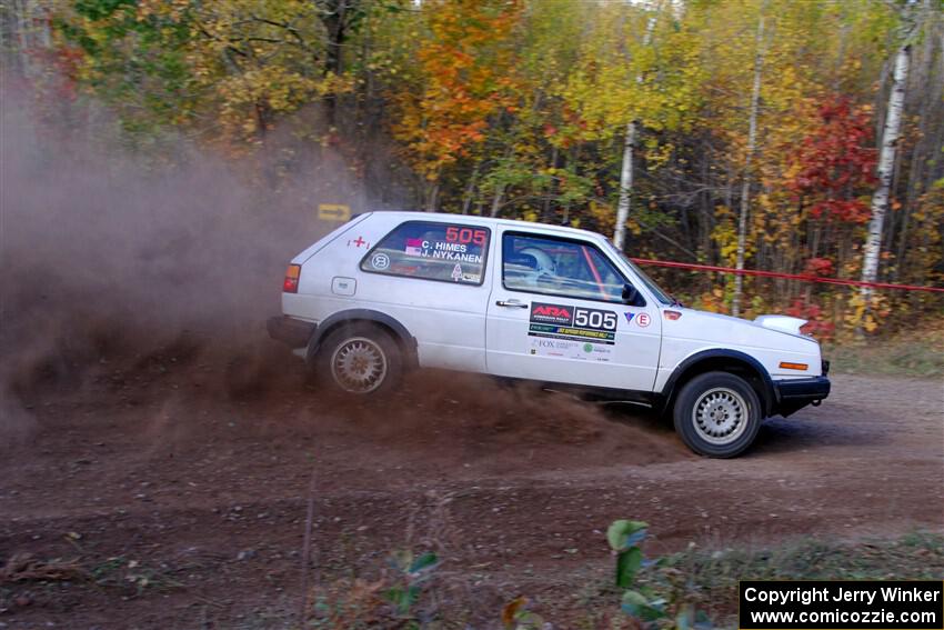 Josh Nykanen / Charlotte Himes VW GTI on SS5, Far Point I.