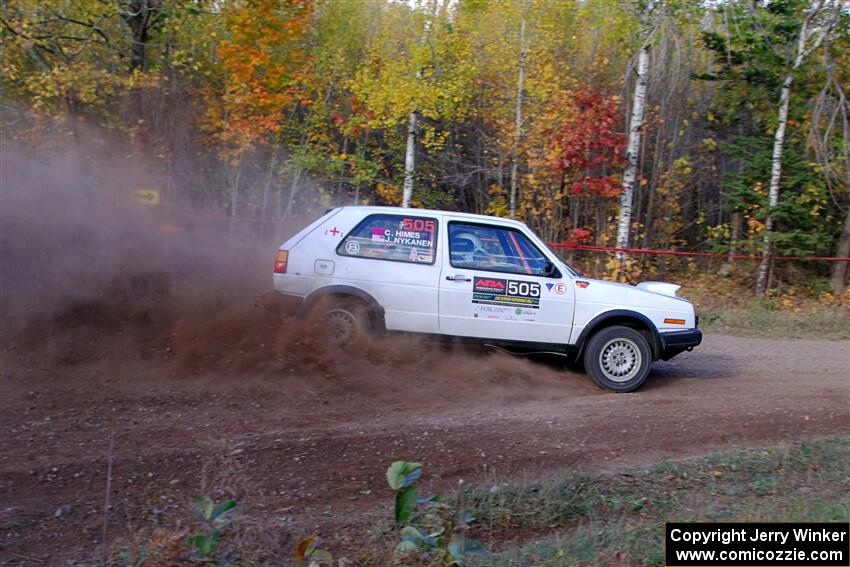 Josh Nykanen / Charlotte Himes VW GTI on SS5, Far Point I.