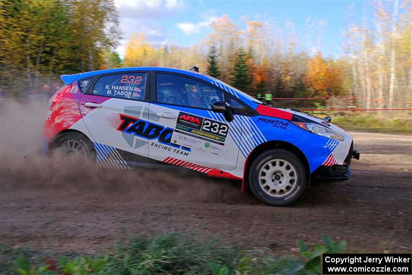 Mark Tabor / Kathryn Hansen Ford Fiesta ST on SS5, Far Point I.