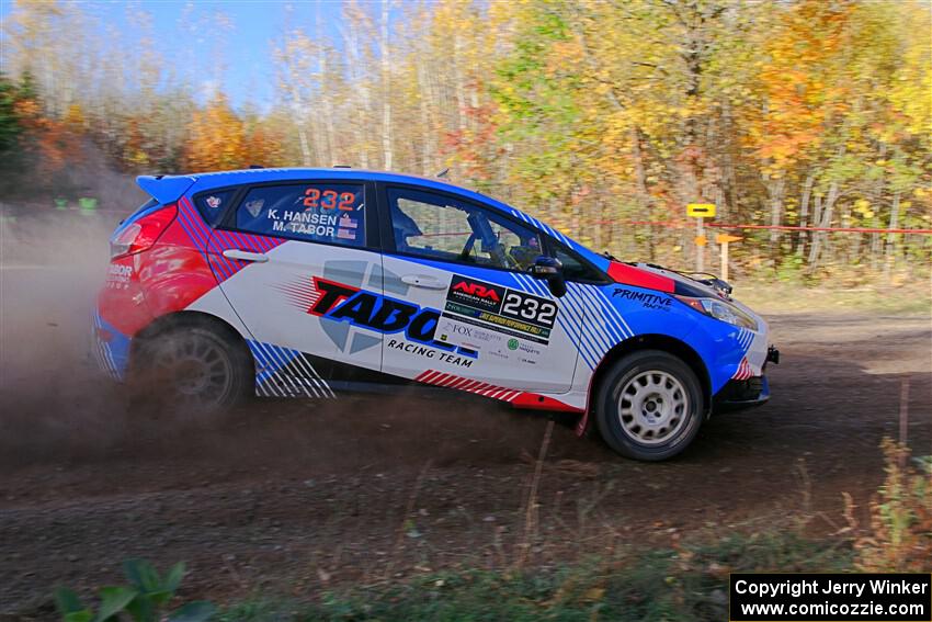 Mark Tabor / Kathryn Hansen Ford Fiesta ST on SS5, Far Point I.