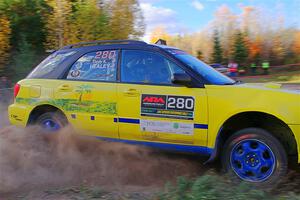 Greg Healey / Cindy Krolikowski Subaru Impeza Outback Sport on SS5, Far Point I.