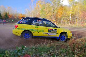 Greg Healey / Cindy Krolikowski Subaru Impeza Outback Sport on SS5, Far Point I.