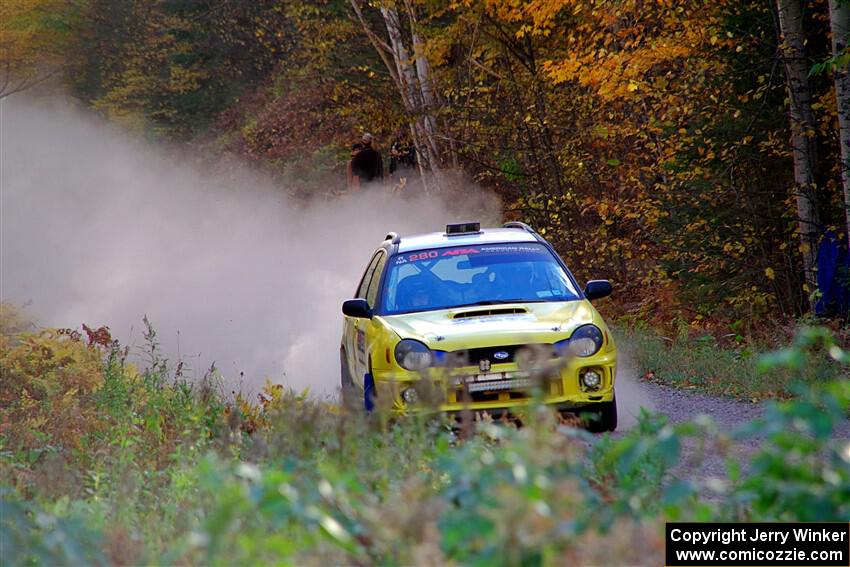 Greg Healey / Cindy Krolikowski Subaru Impeza Outback Sport on SS5, Far Point I.