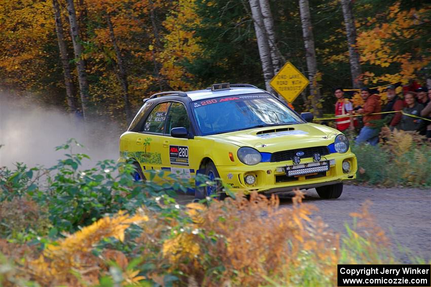 Greg Healey / Cindy Krolikowski Subaru Impeza Outback Sport on SS5, Far Point I.