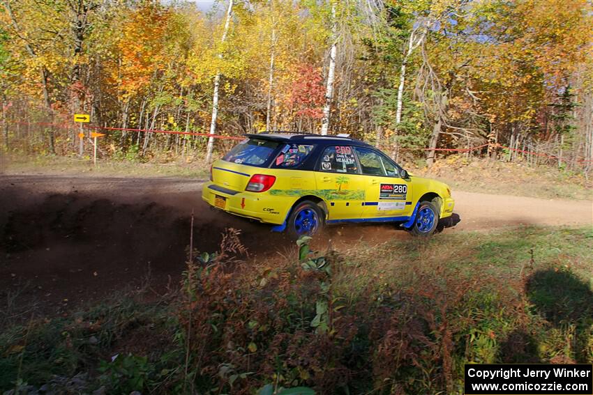 Greg Healey / Cindy Krolikowski Subaru Impeza Outback Sport on SS5, Far Point I.