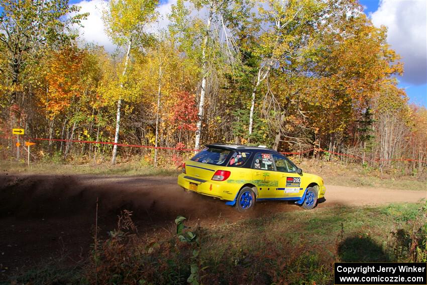 Greg Healey / Cindy Krolikowski Subaru Impeza Outback Sport on SS5, Far Point I.