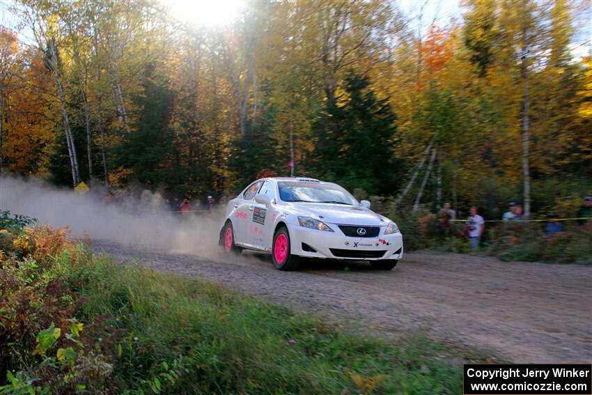 Richo Healey / Michelle Miller Lexus IS250 on SS5, Far Point I.