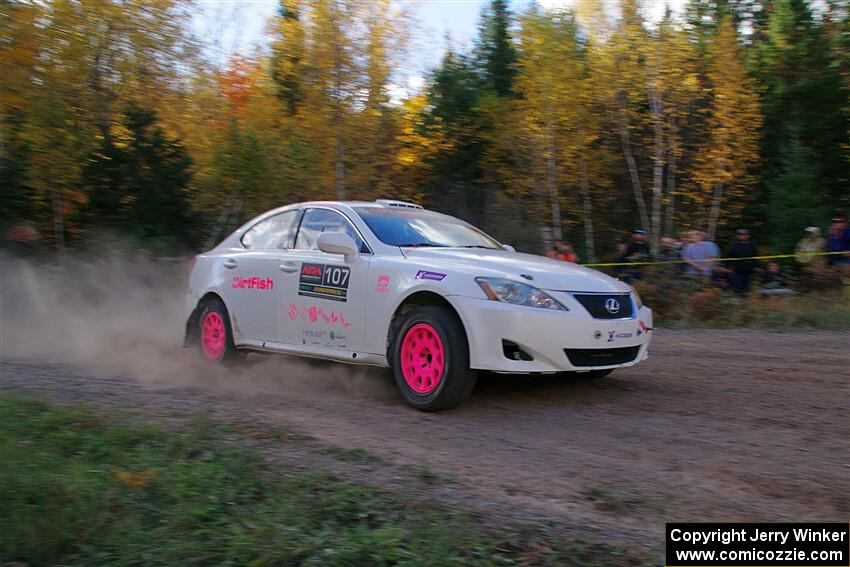 Richo Healey / Michelle Miller Lexus IS250 on SS5, Far Point I.