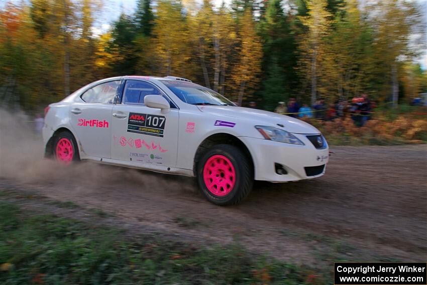 Richo Healey / Michelle Miller Lexus IS250 on SS5, Far Point I.