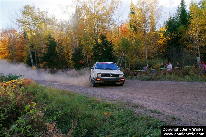 Adam VanDamme / Andrew Herron VW Golf on SS5, Far Point I.