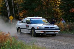 Nathan Coulter / Bryce Proseus Subaru Legacy on SS5, Far Point I.