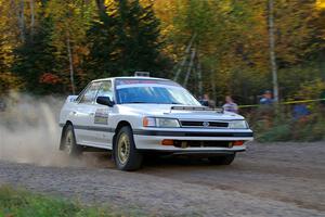 Nathan Coulter / Bryce Proseus Subaru Legacy on SS5, Far Point I.