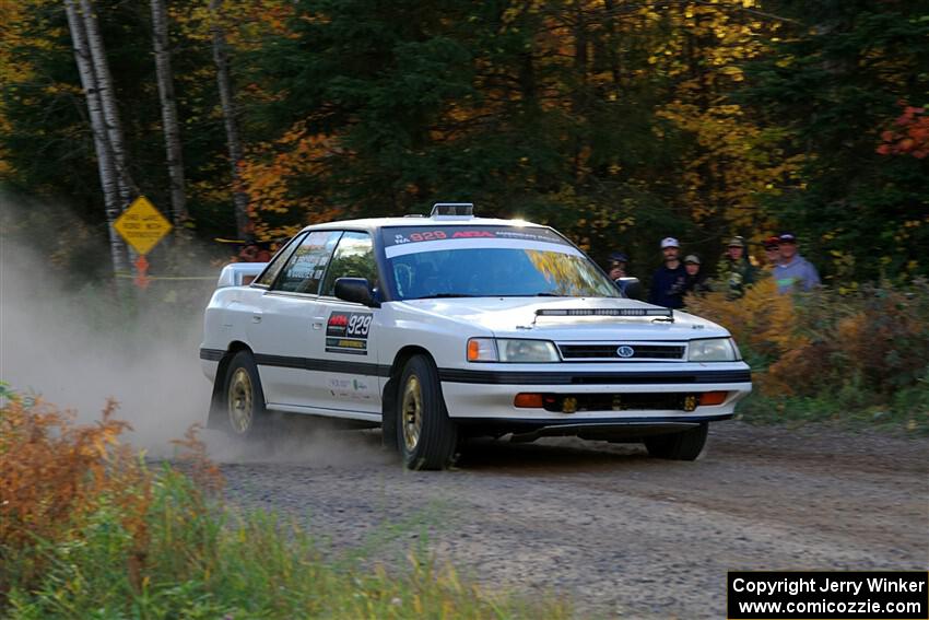 Nathan Coulter / Bryce Proseus Subaru Legacy on SS5, Far Point I.