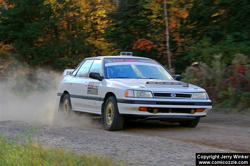 Nathan Coulter / Bryce Proseus Subaru Legacy on SS5, Far Point I.