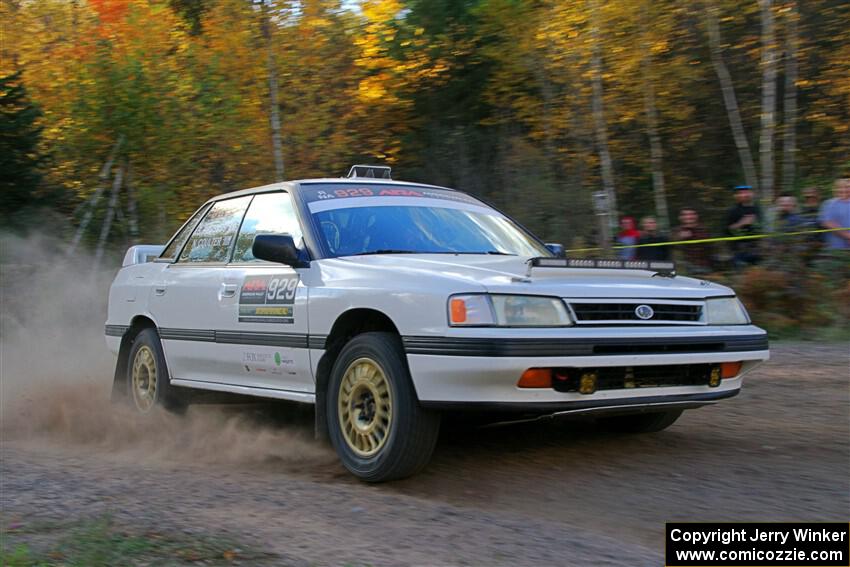 Nathan Coulter / Bryce Proseus Subaru Legacy on SS5, Far Point I.