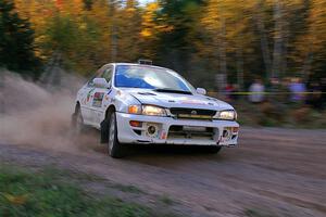 Andrew Williamson / Julia Stewart Subaru Impreza on SS5, Far Point I.