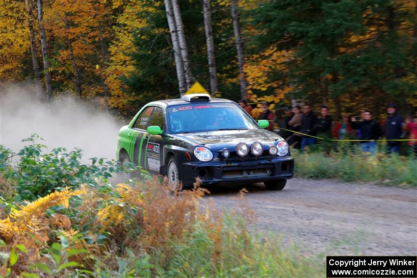 Brandon Boyd / Daniel Salive Subaru Impreza Wagon on SS5, Far Point I.