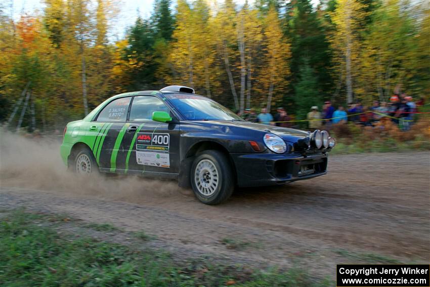 Brandon Boyd / Daniel Salive Subaru Impreza Wagon on SS5, Far Point I.