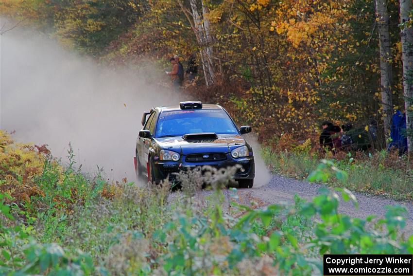 James Pryzbylkowski / Ethan Curtis Subaru WRX on SS5, Far Point I.