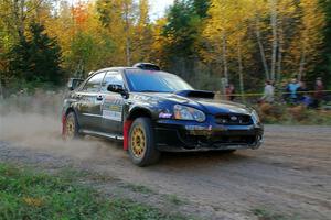 James Pryzbylkowski / Ethan Curtis Subaru WRX on SS5, Far Point I.