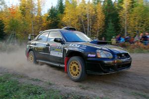 James Pryzbylkowski / Ethan Curtis Subaru WRX on SS5, Far Point I.