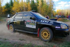 James Pryzbylkowski / Ethan Curtis Subaru WRX on SS5, Far Point I.