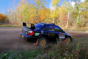 James Pryzbylkowski / Ethan Curtis Subaru WRX on SS5, Far Point I.