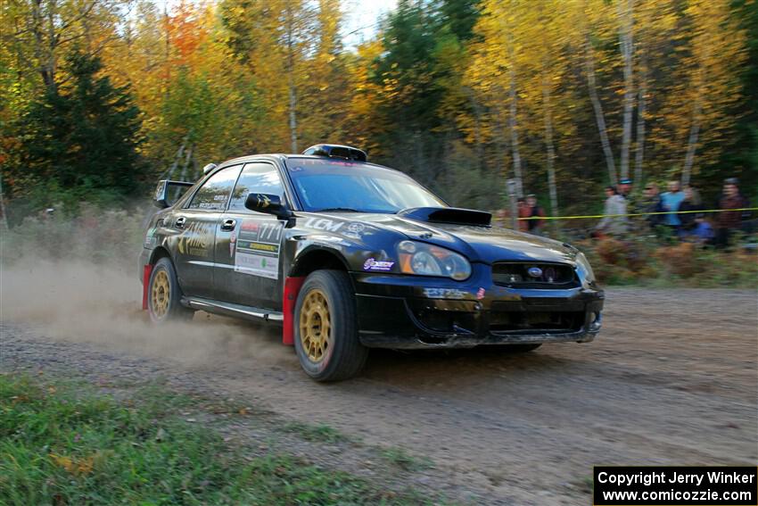 James Pryzbylkowski / Ethan Curtis Subaru WRX on SS5, Far Point I.