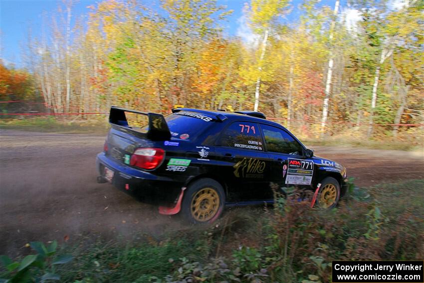 James Pryzbylkowski / Ethan Curtis Subaru WRX on SS5, Far Point I.