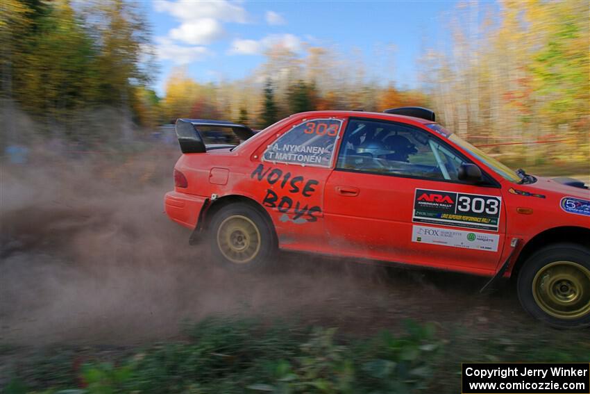 Travis Mattonen / Anikka Nykanen Subaru Impreza on SS5, Far Point I.