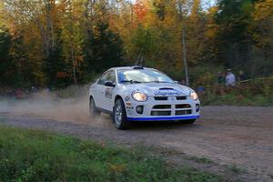 Doug B. Shepherd / Chris LaBaere Dodge SRT-4 on SS5, Far Point I.