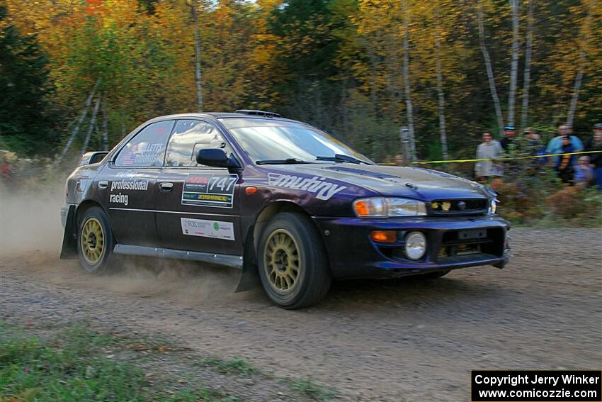 Andy Didorosi / Jamie Willetts Subaru Impreza on SS5, Far Point I.