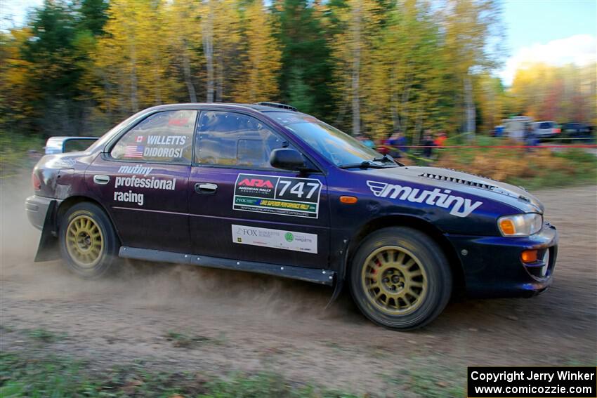 Andy Didorosi / Jamie Willetts Subaru Impreza on SS5, Far Point I.