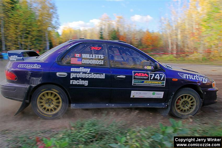 Andy Didorosi / Jamie Willetts Subaru Impreza on SS5, Far Point I.