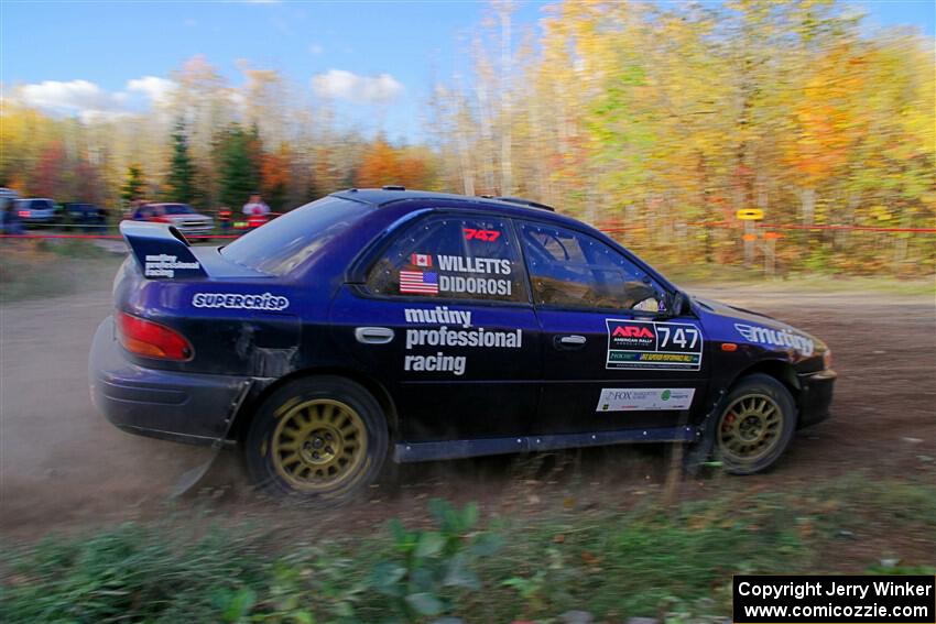 Andy Didorosi / Jamie Willetts Subaru Impreza on SS5, Far Point I.