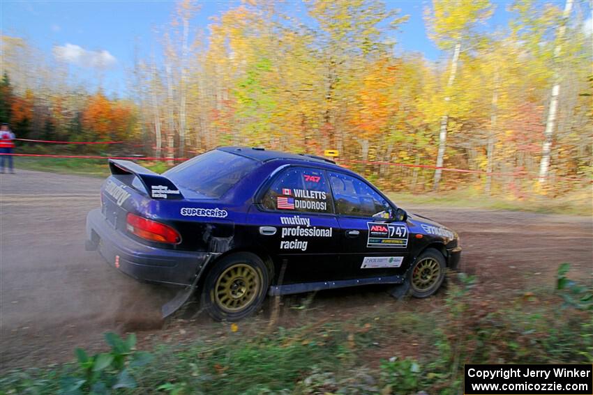 Andy Didorosi / Jamie Willetts Subaru Impreza on SS5, Far Point I.