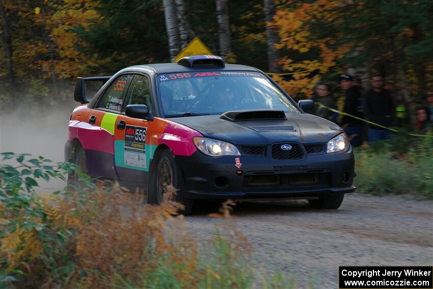 Colin Gleason / Tom Addison Subaru Impreza 2.5RS on SS5, Far Point I.