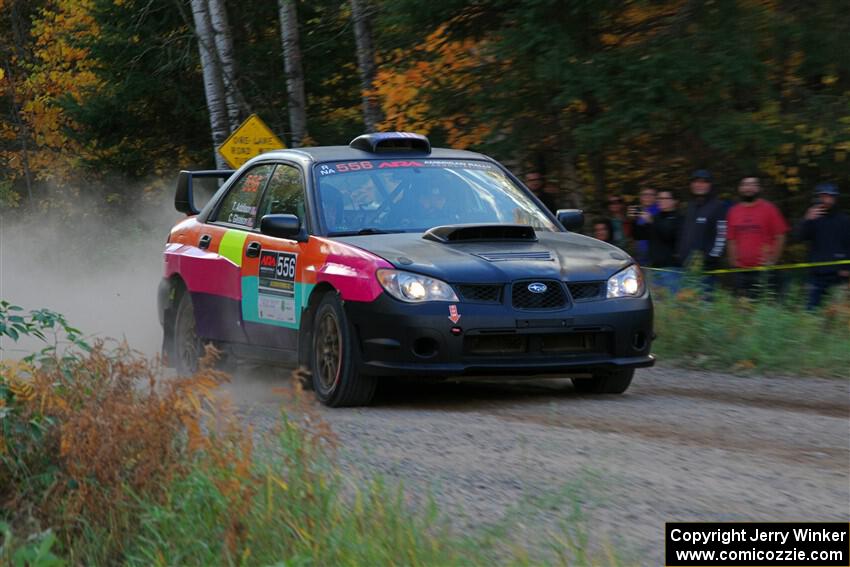 Colin Gleason / Tom Addison Subaru Impreza 2.5RS on SS5, Far Point I.