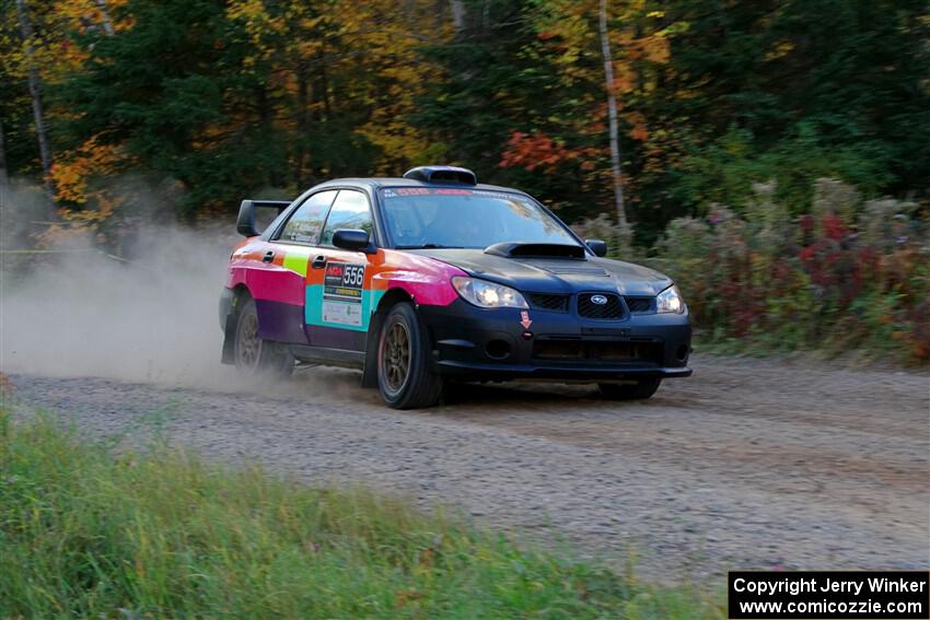 Colin Gleason / Tom Addison Subaru Impreza 2.5RS on SS5, Far Point I.