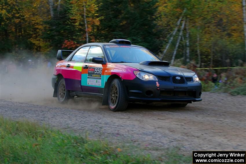 Colin Gleason / Tom Addison Subaru Impreza 2.5RS on SS5, Far Point I.