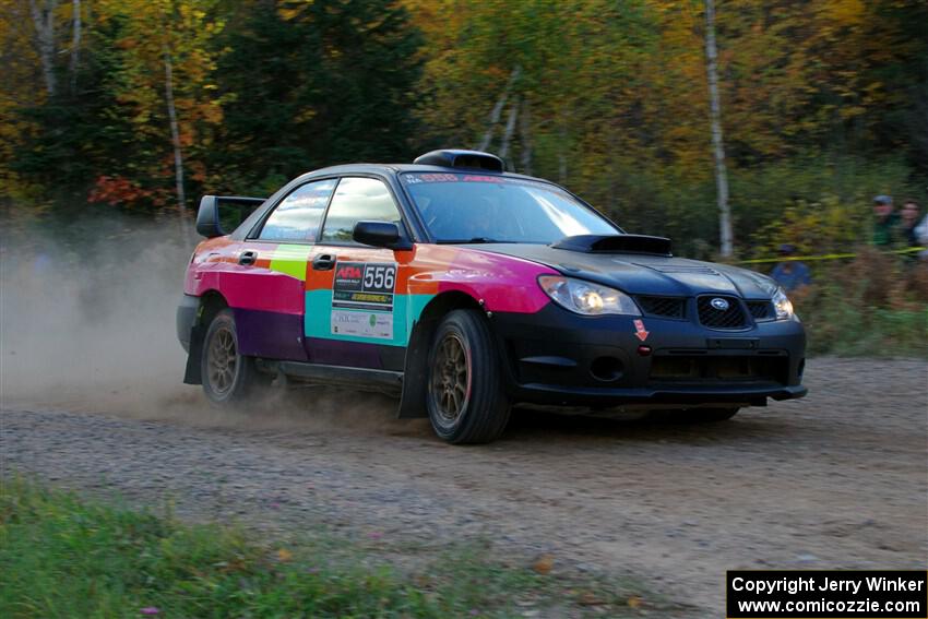 Colin Gleason / Tom Addison Subaru Impreza 2.5RS on SS5, Far Point I.