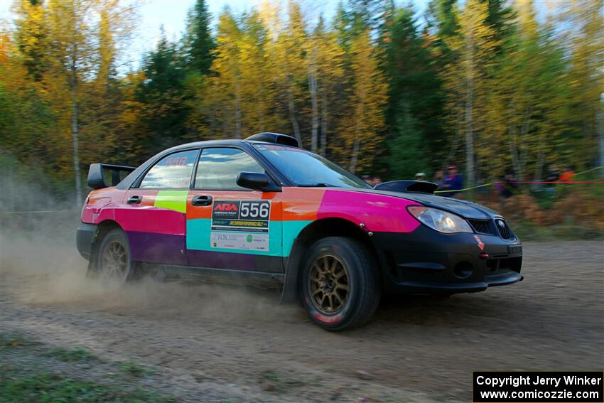 Colin Gleason / Tom Addison Subaru Impreza 2.5RS on SS5, Far Point I.