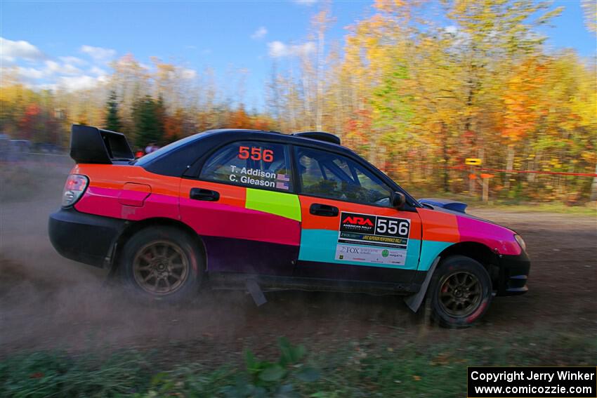 Colin Gleason / Tom Addison Subaru Impreza 2.5RS on SS5, Far Point I.