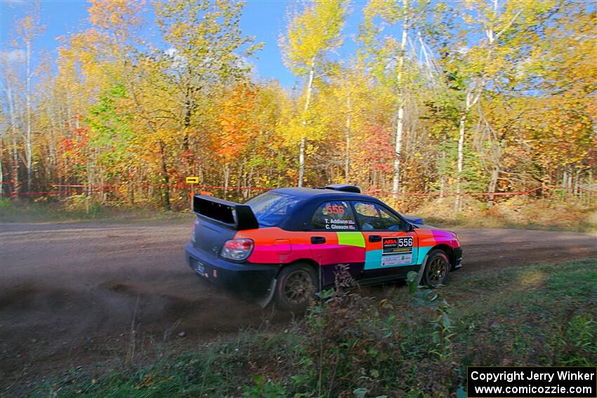 Colin Gleason / Tom Addison Subaru Impreza 2.5RS on SS5, Far Point I.