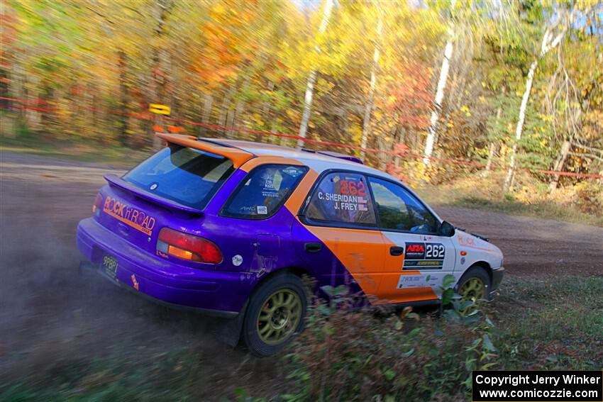 Camden Sheridan / Jeremy Frey Subaru Impreza Outback Sport on SS5, Far Point I.