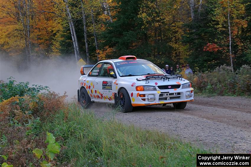 Richard Donovan / Greg Donovan Subaru Impreza on SS5, Far Point I.