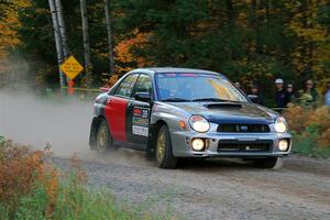 Jonathon Nagel / Max Sutton Subaru Impreza on SS5, Far Point I.