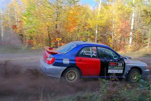 Jonathon Nagel / Max Sutton Subaru Impreza on SS5, Far Point I.