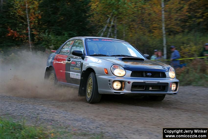 Jonathon Nagel / Max Sutton Subaru Impreza on SS5, Far Point I.