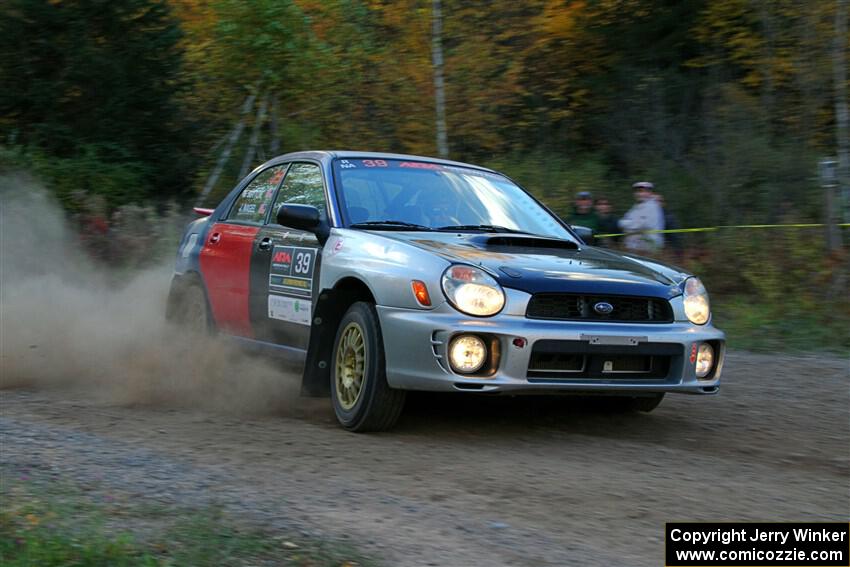 Jonathon Nagel / Max Sutton Subaru Impreza on SS5, Far Point I.